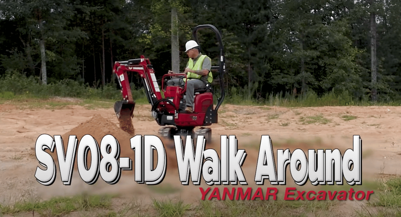 YANMAR Mini Excavator SV08-1D
