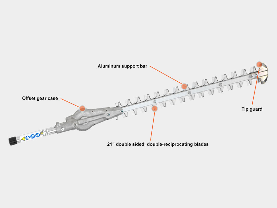 ECHO Mid-Reach Hedge Trimmer Attachment